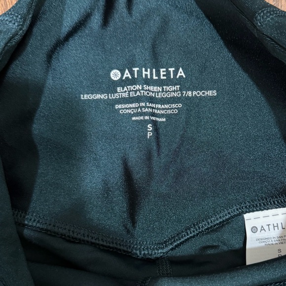 Athleta Elation Sheen Tight 7/8 - Picture 2 of 3